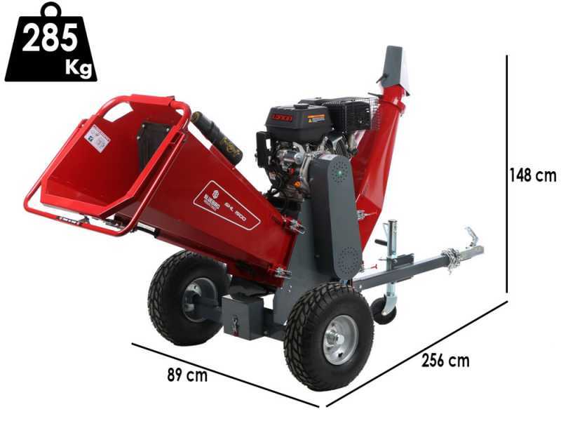 Blue Bird SHL 1500 - Benzin-H&auml;cksler - Motor Loncin G420FD
