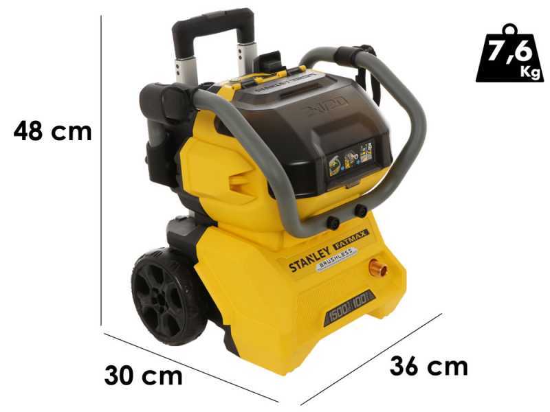 Stanley SFMCPW1500B-XJ - Akku-Hochdruckreiniger - 100 bar - 2x 18V 4Ah