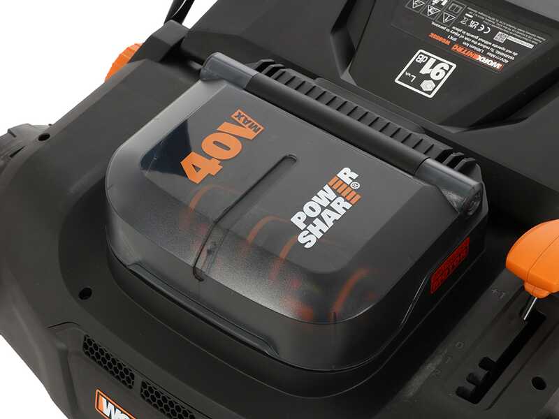 Worx Nitro WG855E.9 - Akku Rasenl&uuml;fter - 40V - OHNE AKKU UND LADEGER&Auml;T