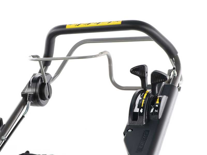 Weibang WB537SCV3B - Benzin-Rasenm&auml;her mit Radantrieb - 196 cm&sup3; Motor - 3 G&auml;nge - 4in1