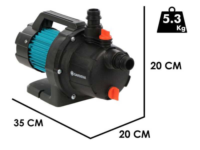 Gardena 3000/4 BASIC - Gartenpumpe - 600W - 3.000 l/h - 3.5 bar