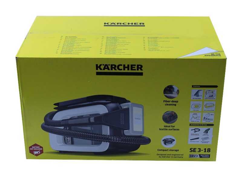 K&auml;rcher SE 3-18 Compact - Waschsauger- Teppichbodenreiniger - 18V - SOLO - OHNE AKKU UND LADEGER&Auml;T