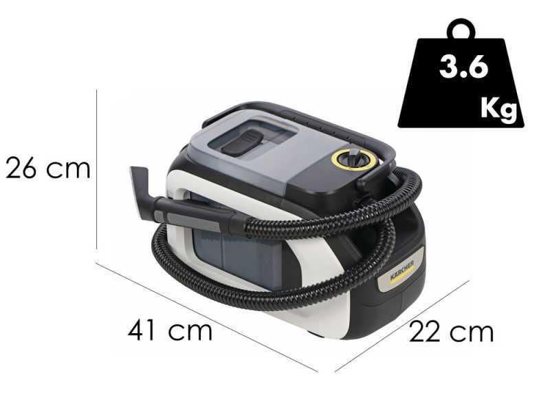 K&auml;rcher SE 3-18 Compact - Waschsauger- Teppichbodenreiniger - 18V - SOLO - OHNE AKKU UND LADEGER&Auml;T