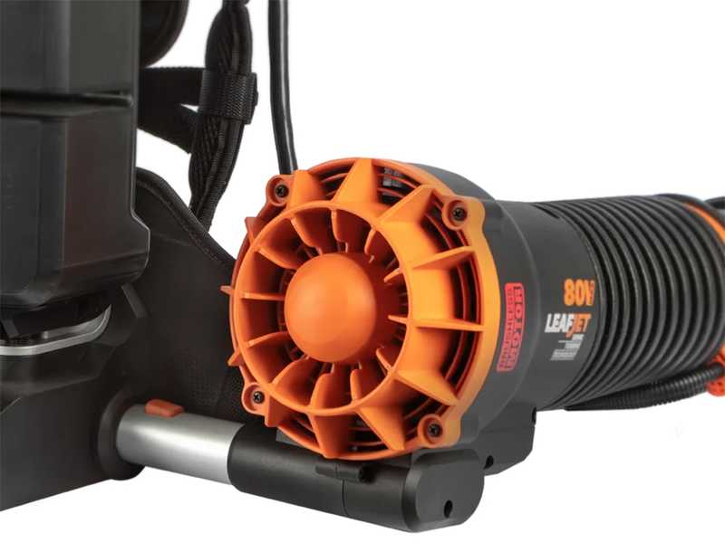 Worx Nitro WG572E - R&uuml;ckentragbarer Akku-Laubbl&auml;ser - 4x20V/4Ah