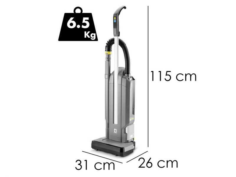 K&auml;rcher CV 30/2 Bp - Akku-B&uuml;rstsauger - Tragbarer Staubsauger - 36 V 6 Ah - SOLO -Ohne Akku und Ladeger&auml;t