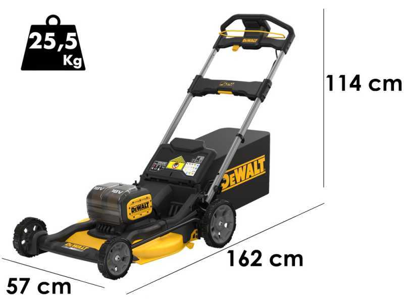 DeWalt DCMWP134N-XJ Akku-Rasenm&auml;her zum Schieben - 36 V - Schnittbreite 35 cm - SOLO - ohne Akku und Ladeger&auml;t
