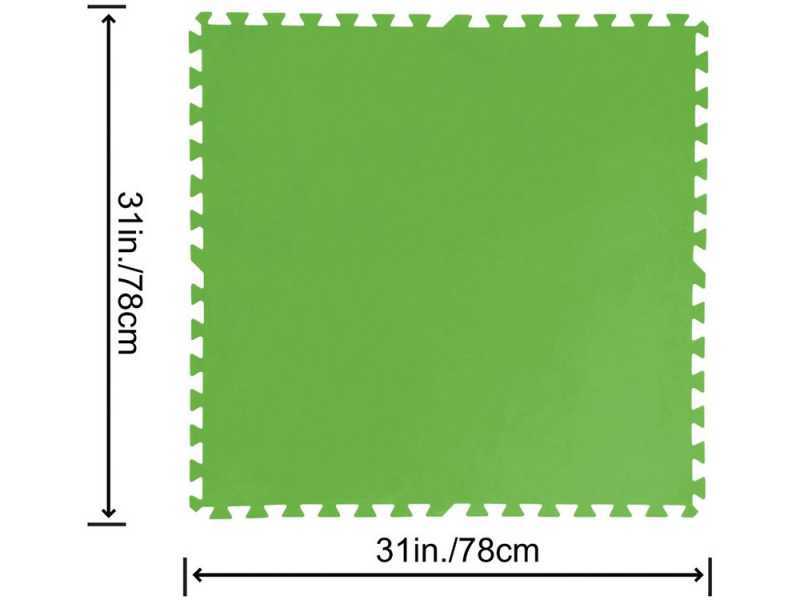 INTEX - Schwimmbad-Bodenmatte 78x78 cm Gr&uuml;n