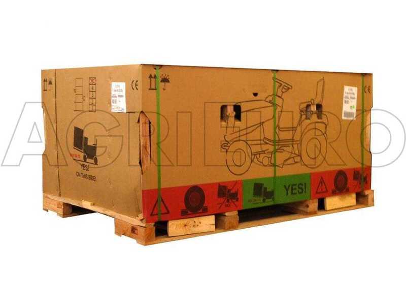 Stiga Tornado 598e - Akku-Rasentraktor 48V/40Ah - mit Seitenauswurf