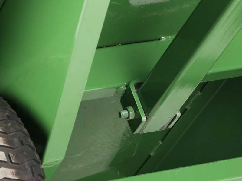 Francini FQ6 - Anh&auml;nger f&uuml;r Traktor aus Stahl - 150x110(h 25 cm)