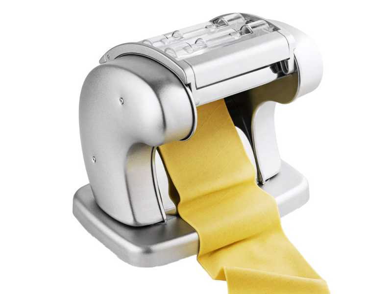 Imperia PastaPresto Gourmet - Elektrische Nudelmaschine - Rauer Nudelteig - Silbergrau