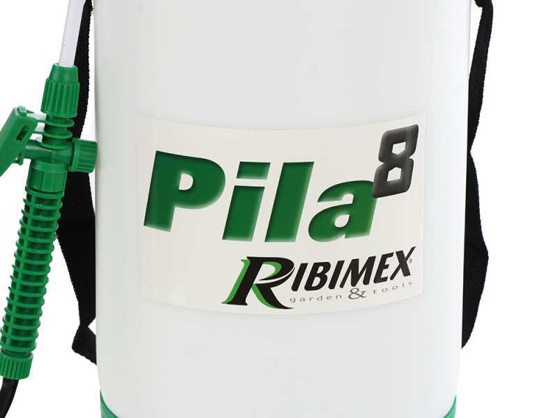 Ribimex PILA 8 - Akkubetriebene R&uuml;ckenspritze - 8 Liter - 12V/4Ah