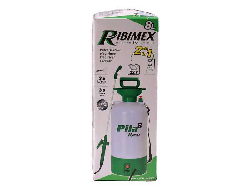 Ribimex PILA 8 - Akkubetriebene R&uuml;ckenspritze - 8 Liter - 12V/4Ah