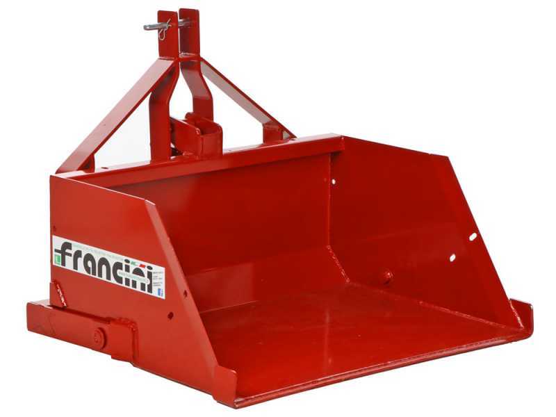 Francini PR 100 - Heckschaufel f&uuml;r Traktor - 100 cm - Tragf&auml;higkeit 400Kg