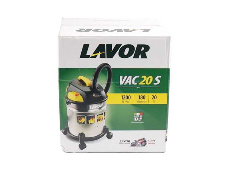 Lavor VAC 20 S - Nass-und Trockensauger (4 in 1) Stau-, Fl&uuml;ssigsauger und Gebl&auml;se