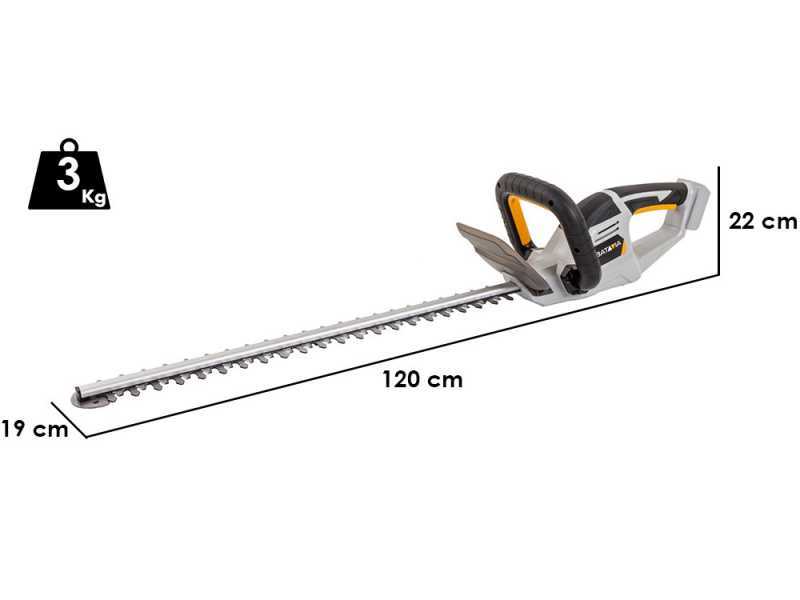 Batavia 7064547 - Akku-Heckenschere mit Messer 61 cm - OHNE AKKU UND LADEGER&Auml;T
