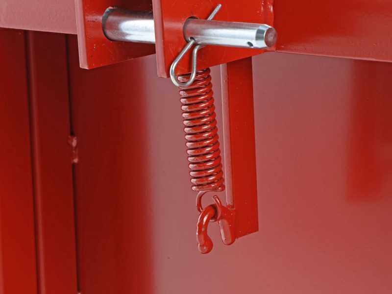 Francini P 100 - Heckcontainer f&uuml;r Traktor - Kippbar - 3 &ouml;ffenbare Heckklappen