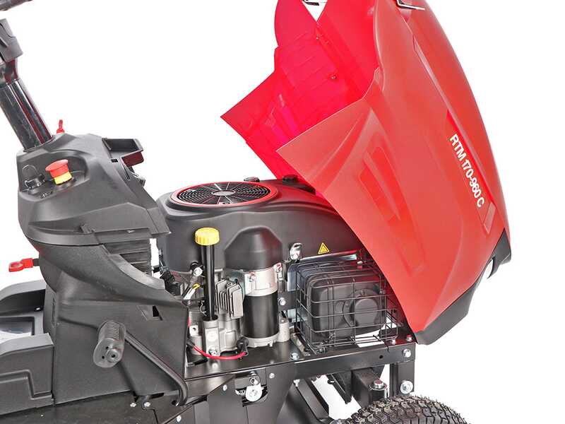GeoTech-Pro RTM 170-960 C - Rasentraktor - Mechanikgetriebe - Fangkorb
