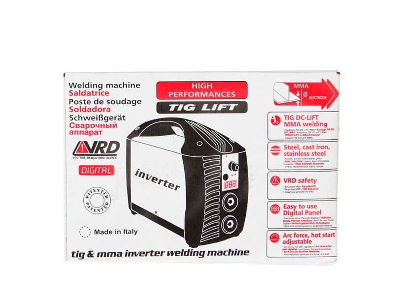 Telwin TECNICA 190 Tig DC  - Inverter-Schwei&szlig;ger&auml;t (MMA, WIG LIFT), Gleichstrom (DC)