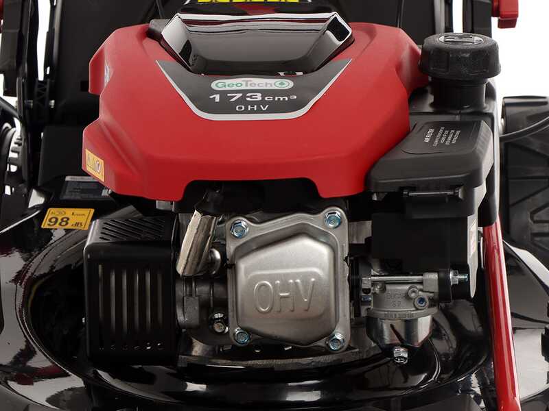 GeoTech S51-170 BMSGW ES - Benzin-Rasenm&auml;her mit Radantrieb - 4 in 1 - 51 cm Messer - Elektro-Starter