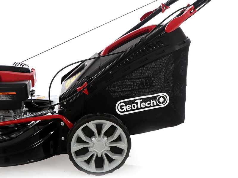 GeoTech S51-170 BMSGW ES - Benzin-Rasenm&auml;her mit Radantrieb - 4 in 1 - 51 cm Messer - Elektro-Starter