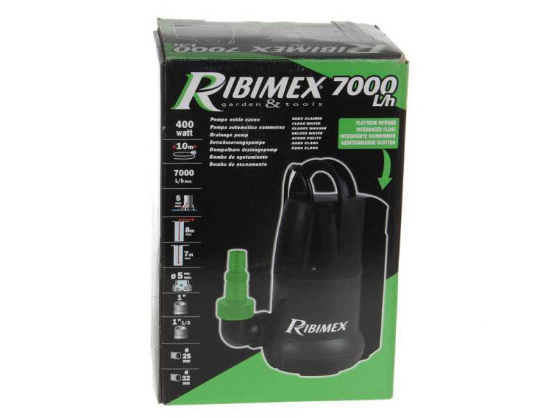 Ribimex PRPVC350A - automatische Tauchpumpe - Klarwasser - 400 W