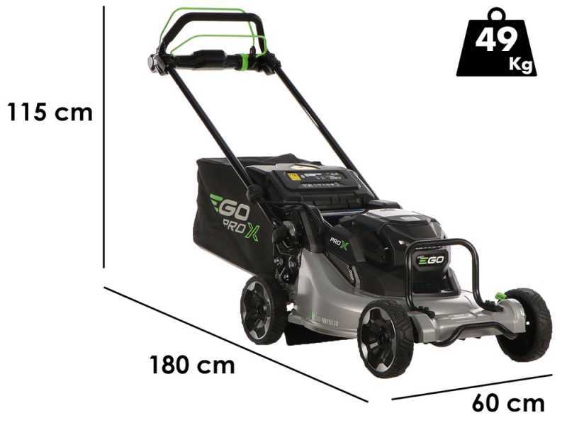 EGO LMX 5300 SP - Akku-Rasenm&auml;her mit Radantrieb - 53 cm Schnittbreite - SOLO - ohne Akku und Ladeger&auml;t