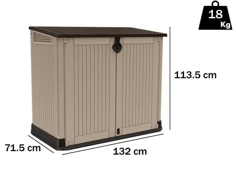 Keter Store it Out Midi Beige Aufbewahrungsbox - 132x71.5x113.5 cm