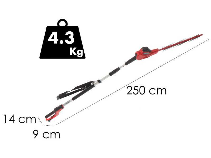 Einhell GC-HH 5056 - Elektro-Heckenschere auf Teleskopschaft - verstellbar
