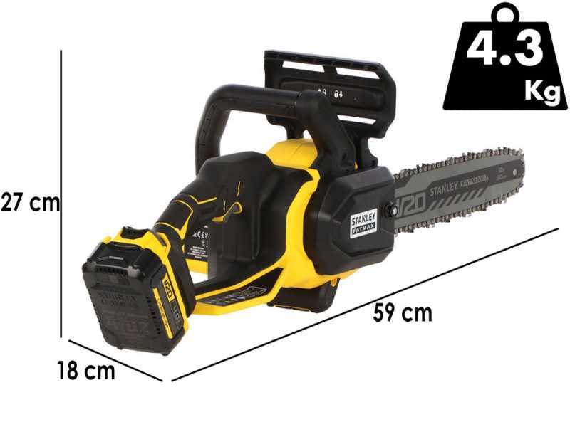Stanley Fatmax SFMCCS730 - Akku-Kettens&auml;ge - 20 V 4 AH - Schwert 30 cm