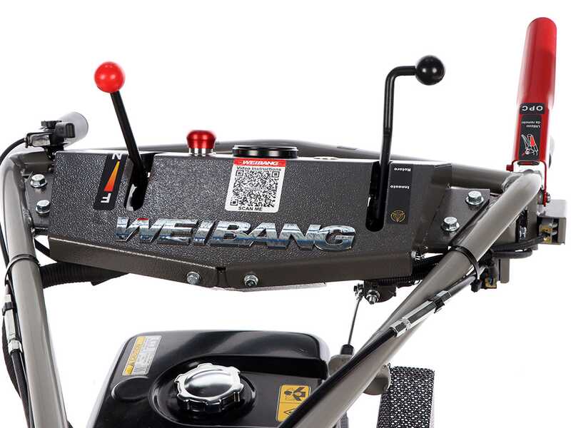 Weibang WBGT6813-TE - Professioneller Schlegelm&auml;her auf Raupenkette - hybrid