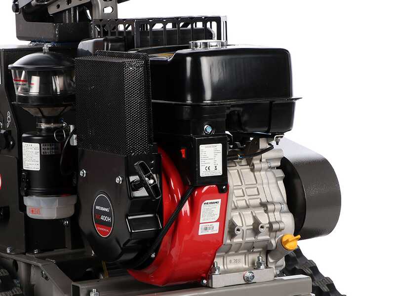 Weibang WBGT6813-TE - Professioneller Schlegelm&auml;her auf Raupenkette - hybrid