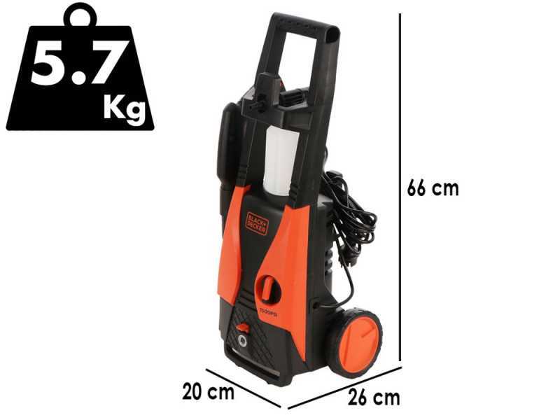 Black &amp; Decker  PW1450TDL-QS - Elektrischer Kaltwasser-Hochdruckreiniger - max. 150 bar -  426 l/h