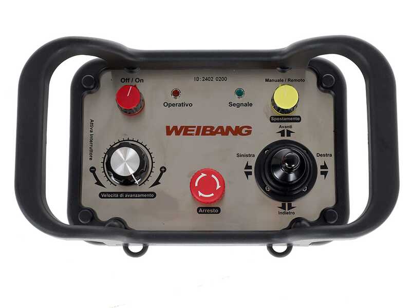 Weibang WBGT6813-TE Profi-Hammerschlegelm&auml;her - Raupenantrieb - Hybridmotor