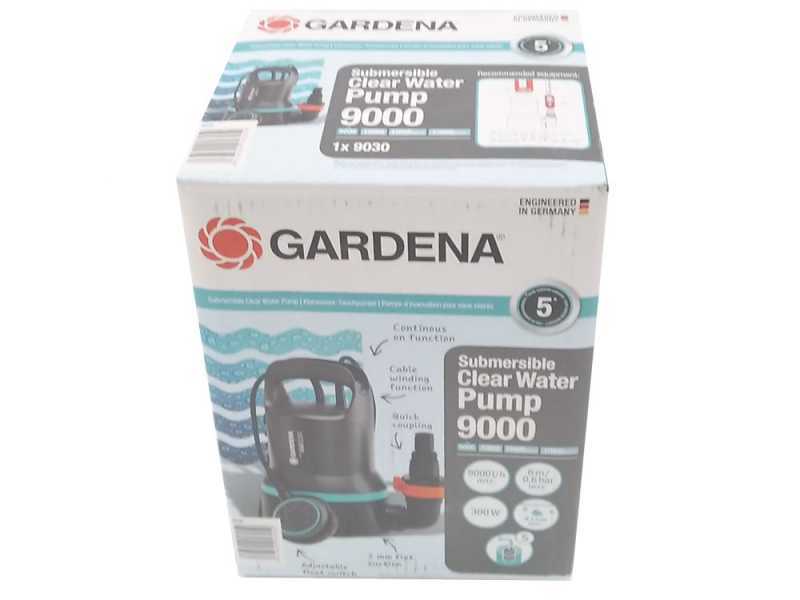 Gardena 8600 BASIC - Klarwasser-Tauchpumpe - 400 W - 8600 l/h - 0.55 bar