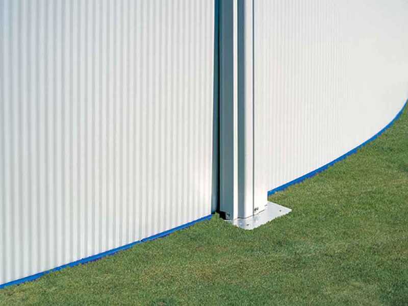 Gre Fidji Oval 610x375x120cm - Ovaler Stahlwandpool