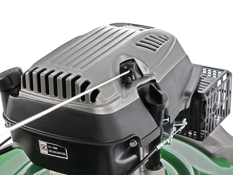 Rasenm&auml;her mit Radantrieb 4 in 1 GreenBay GB-LM 51 -  Verbrennungsmotor 196ccm