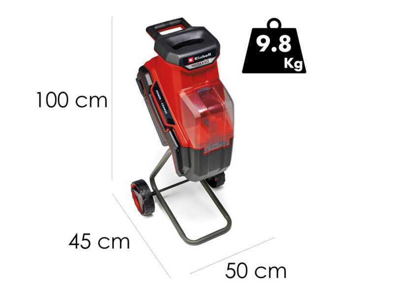Einhell REDAXXO 36/25 - Akku-H&auml;cksler 36V - mit Fangsack - 2x18V/5.2Ah