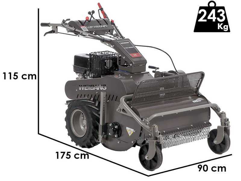 Weibang WBGT6813 - Profi-Benzin-Hammerschlegelm&auml;her - GT1300 Motor