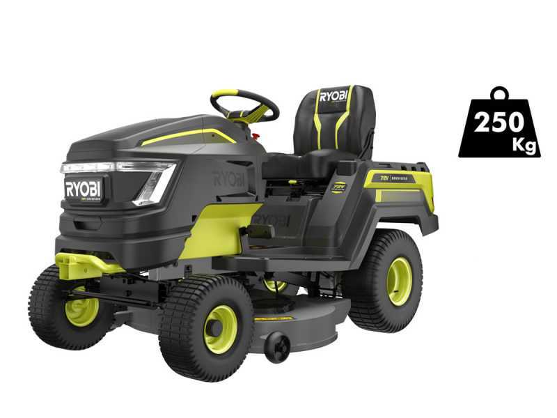 RYOBI RY72TMX107-210 - Akku-Rasentraktor - 72V / 2x10Ah
