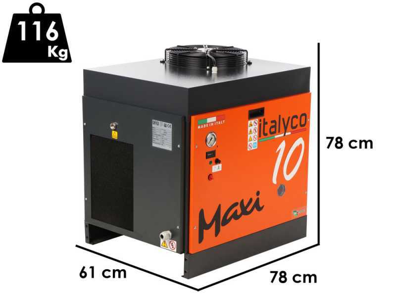 Italyco Maxi 10 - Schraubenkompressor - max. Druck 10 bar