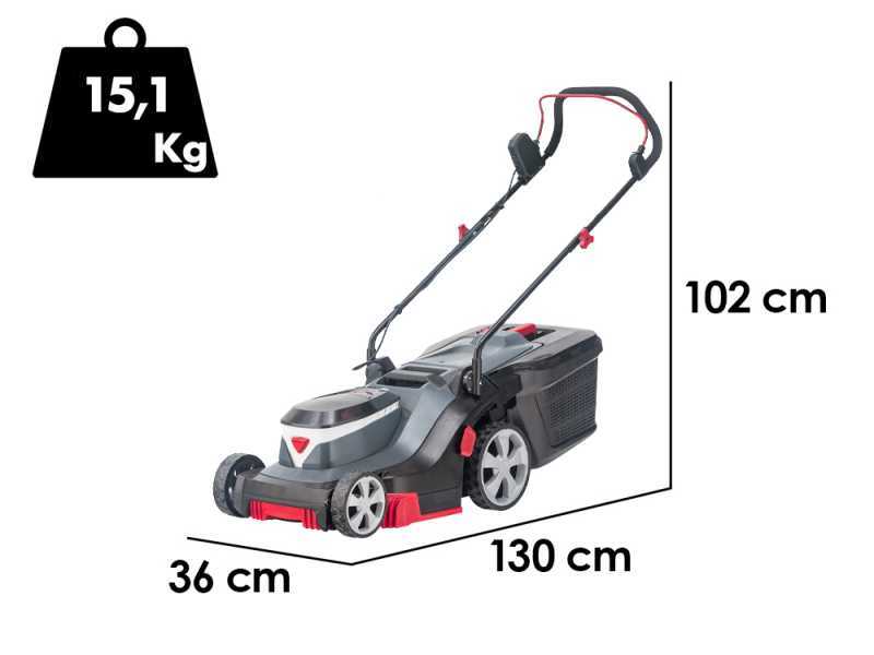 AL-KO 3.82 Li Easy Akku-Rasenm&auml;her -  Schnittbreite 38 cm - 2x 18V/4,0Ah