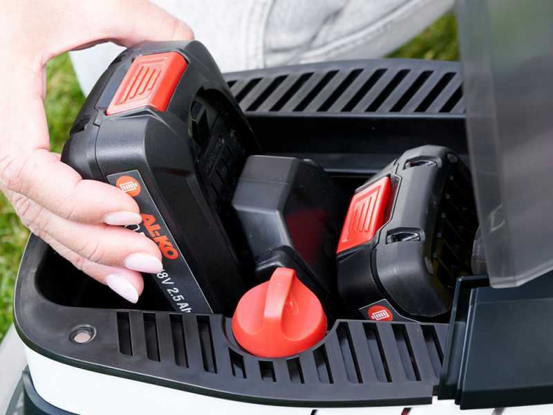 AL-KO 3.22 Li Easy - Akku-Rasenm&auml;her  - Schnittbreite 32 cm - 2x 18V/2,5Ah