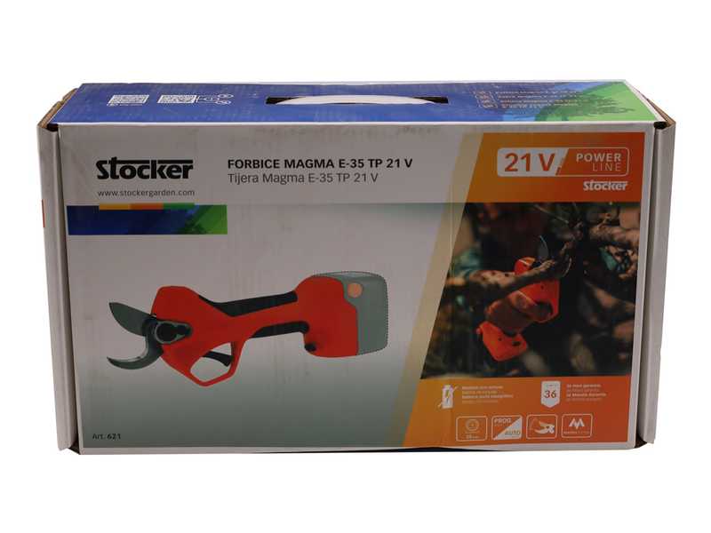 Stocker Magma E-35TP - Akku-Baumschere mit Verl&auml;ngerung- 21.6V - 160/240 cm
