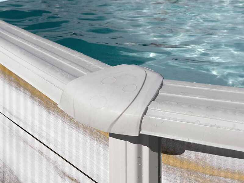 Gre Finlandia Oval 730x375x120cm - Stahlwandbecken
