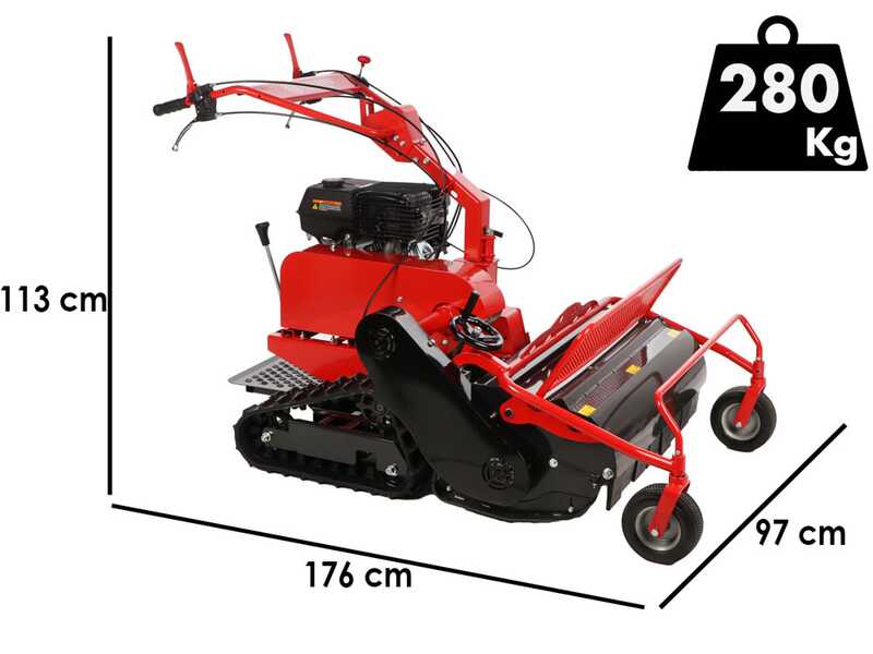 Blue Bird FM860 - Professioneller Hochgrasm&auml;her - Loncin G420F