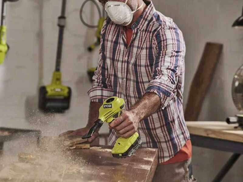 Ryobi RVI18-0 &ndash; tragbarer Akku-Kompressor &ndash; 18 V &ndash; 2 Ah
