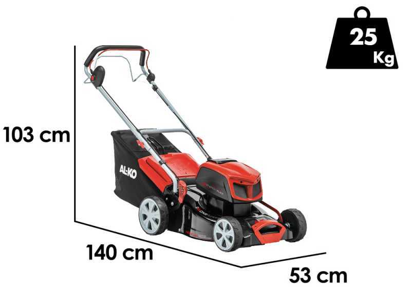 AL-KO Energy Flex 42.9 Li SP - Akku-Rasenm&auml;her mit Radantrieb - Schnittbreite 42 cm - 36V/4,0Ah
