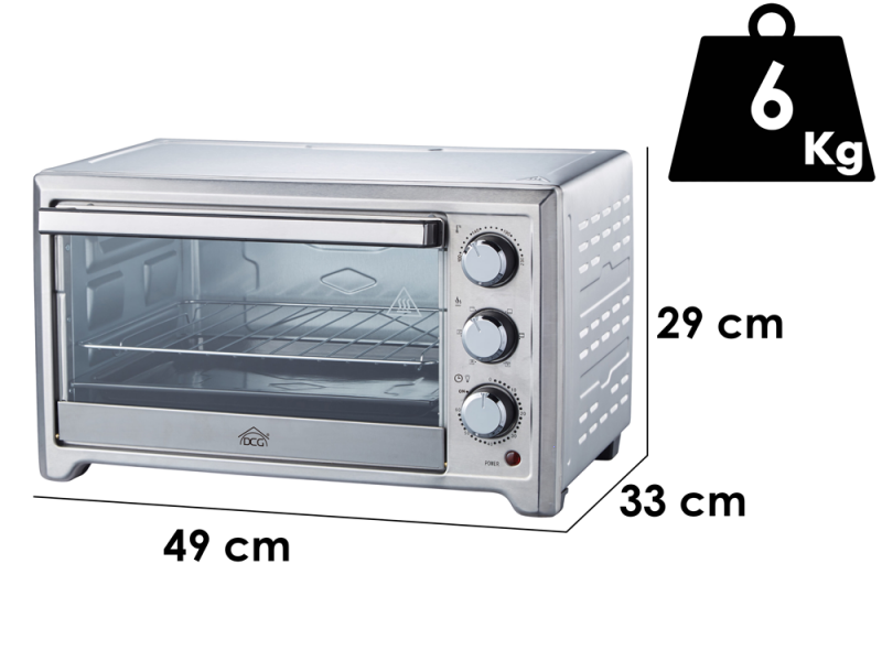 DCG MBS25  - Umluft-Backofen  LT 25 1500 W
