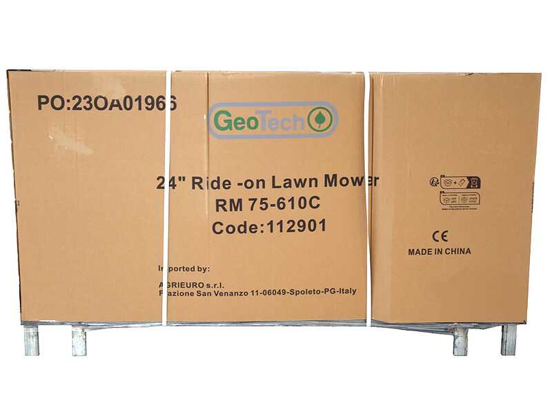 Geotech RM 75-610 C - Minirider Aufsitzm&auml;her - 224ccm Motor mit Elektrostart