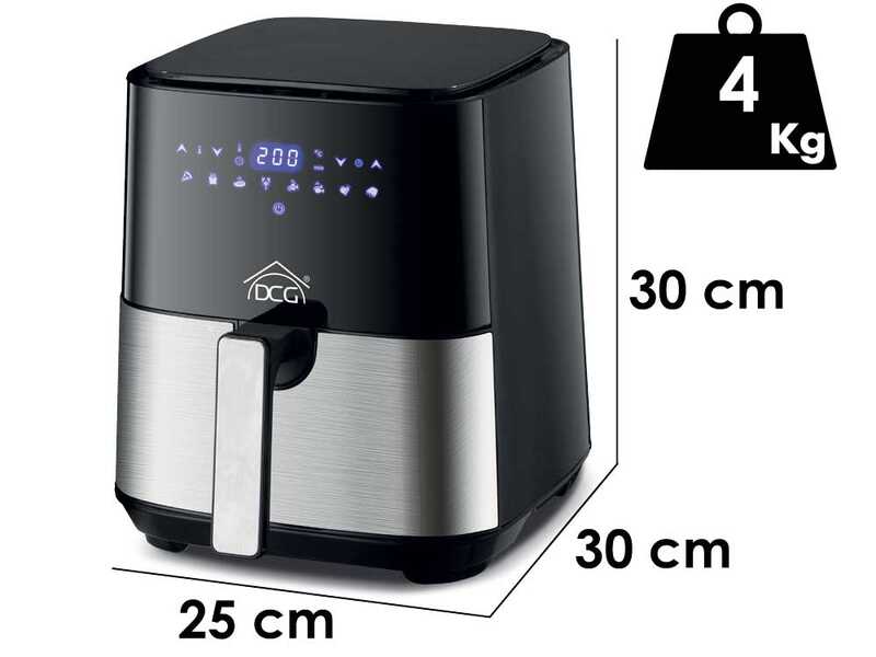 DCG FR3605D  Hei&szlig;luftfritteuse - 5 l - mit digitaler Anzeige